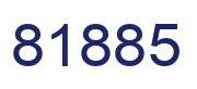 Número 81885 imagen azul