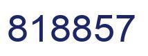Number 818857 blue image