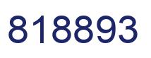 Number 818893 blue image