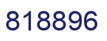 Number 818896 blue image