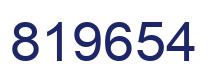 Número 819654 imagen azul