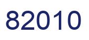 Número 82010 imagen azul