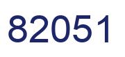 Número 82051 imagen azul