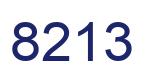 Number 8213 blue image