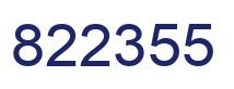 Número 822355 imagen azul