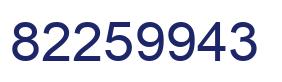 Número 82259943 imagen azul