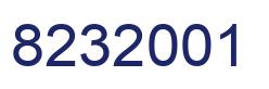 Número 8232001 imagen azul