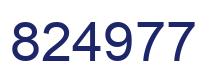 Número 824977 imagen azul