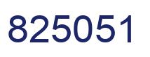 Número 825051 imagen azul