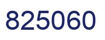Número 825060 imagen azul