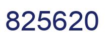 Número 825620 imagen azul