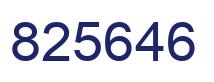 Número 825646 imagen azul