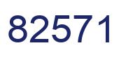 Número 82571 imagen azul