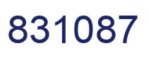 Número 831087 imagen azul