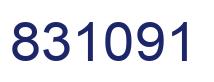 Número 831091 imagen azul