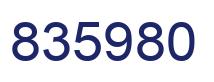 Number 835980 blue image