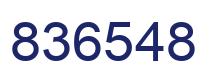 Número 836548 imagen azul