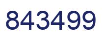 Número 843499 imagen azul
