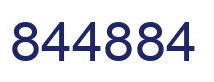 Número 844884 imagen azul