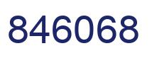 Número 846068 imagen azul