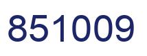 Número 851009 imagen azul
