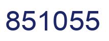 Número 851055 imagen azul