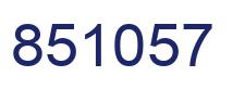 Número 851057 imagen azul