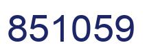 Número 851059 imagen azul