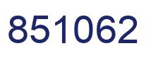 Número 851062 imagen azul