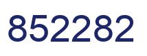 Número 852282 imagen azul