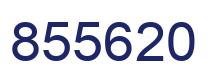 Number 855620 blue image