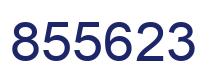 Number 855623 blue image