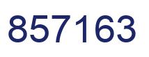 Number 857163 blue image