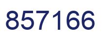 Número 857166 imagen azul