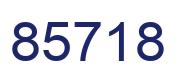 Número 85718 imagen azul