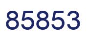 Número 85853 imagen azul