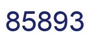 Número 85893 imagen azul
