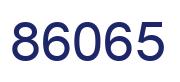 Número 86065 imagen azul