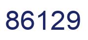 Número 86129 imagen azul