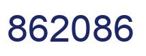 Número 862086 imagen azul