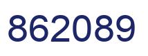 Número 862089 imagen azul