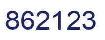 Número 862123 imagen azul