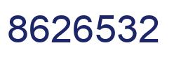 Número 8626532 imagen azul