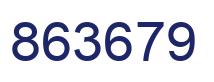 Número 863679 imagen azul