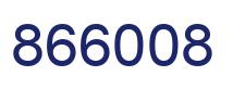Number 866008 blue image