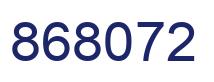 Número 868072 imagen azul