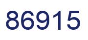 Número 86915 imagen azul