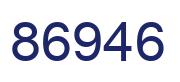 Número 86946 imagen azul