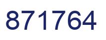 Número 871764 imagen azul