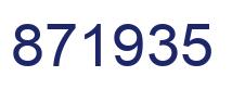 Número 871935 imagen azul